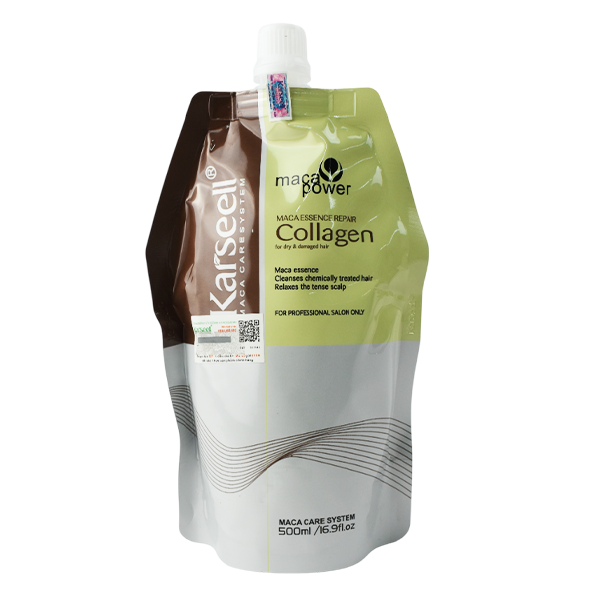 Mascarilla capilar de colageno KARSEELL presentacion sobre de 500ml.