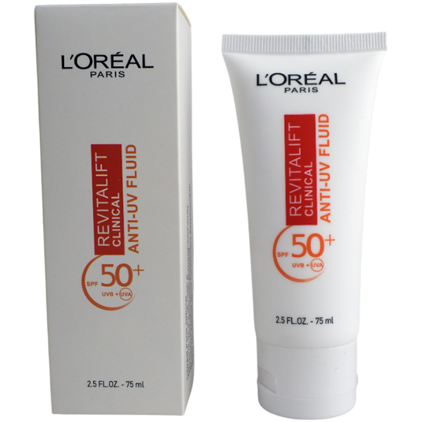 Protector Solar Revitalift Clinical Anti-UV Fluid spf 50+ l'oréal paris 75ml