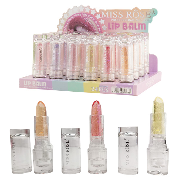 Bálsamo para labios Lip Balm Gagic Moisturizing Jelly Glitter Colored - Miss Rosse