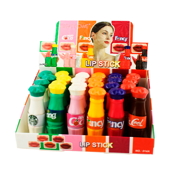 Bálsamo labial en presentación de refrescos - Lip Stick