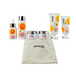 [6971764154398] Set de skincare de 6 piezas con vitamina C - DR RASHELL